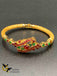 Traditional look multicolor stones kada bracelet