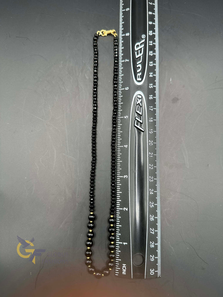 Customized Black diamond beads chain