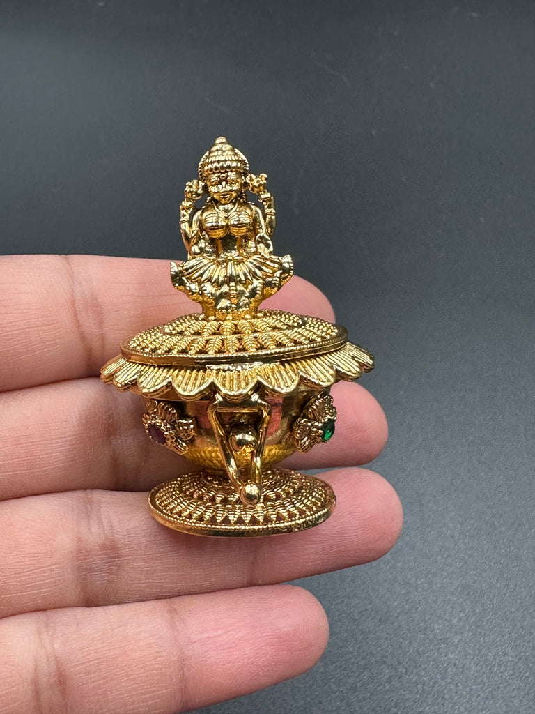 Lakshmi Devi Kumkum and Turmeric box