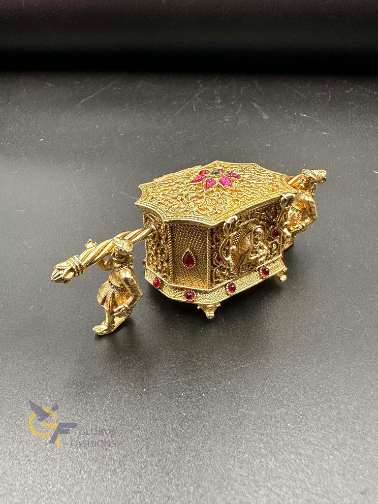 Pallaki model kumkum and turmeric box