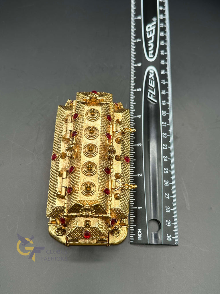 Gold Dhasavatharam kumkum box