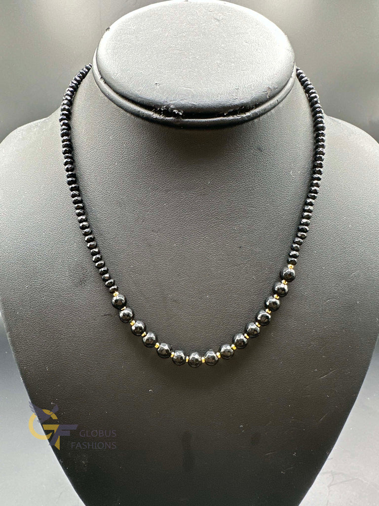 Customized Black diamond beads chain