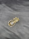 Flower design cz Stones Saree pin/ brooch