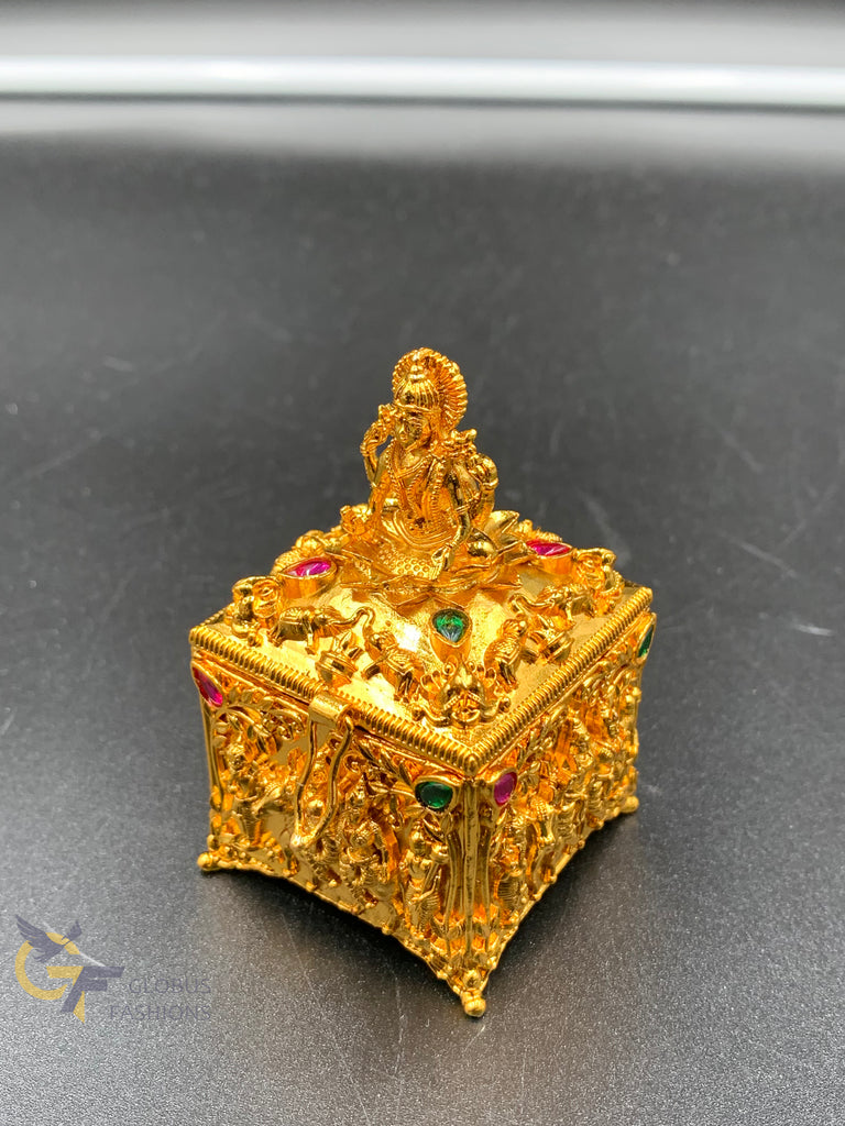 Antique lakshmi kumkum box