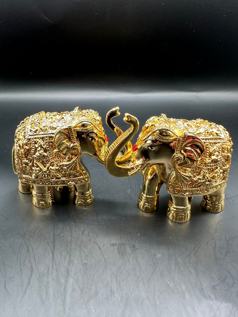 Full gold with design elephants