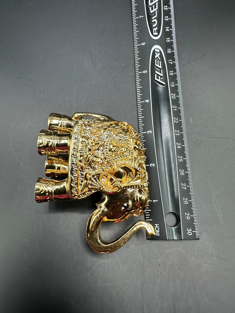 Full gold with design elephants