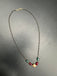 Natural Emerald & Ruby beads with pearls black beads chain