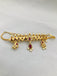 Cute cz stones with ruby and pearls chain type baju band - Globus Fashions