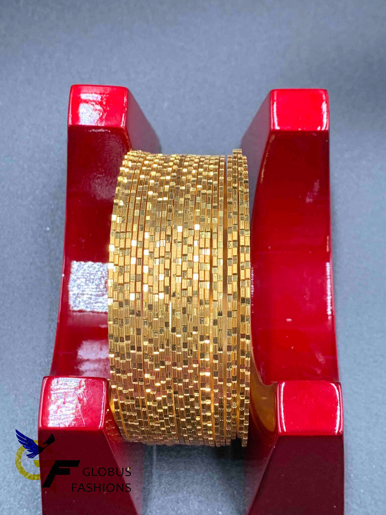 Gold shine set of 24 bangles