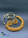 Traditional antique look pearls necklace with jumka earrings