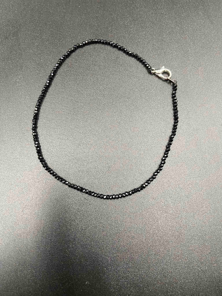Black Diamond Beads single anklet