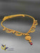 Traditional and antique look multicolor stones hip chain