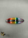 Multicolor plain hair clip