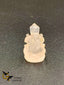 Rose Quartz Crystal small Ganesha idol