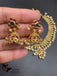 Pearls and multicolor stones with matching jumka earrings