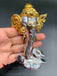 Silver and gold lord Ganesh idol