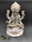 Full silver-coated Lakshmi God idol
