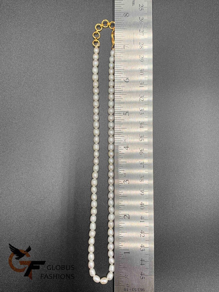 Single line real Pearls chain