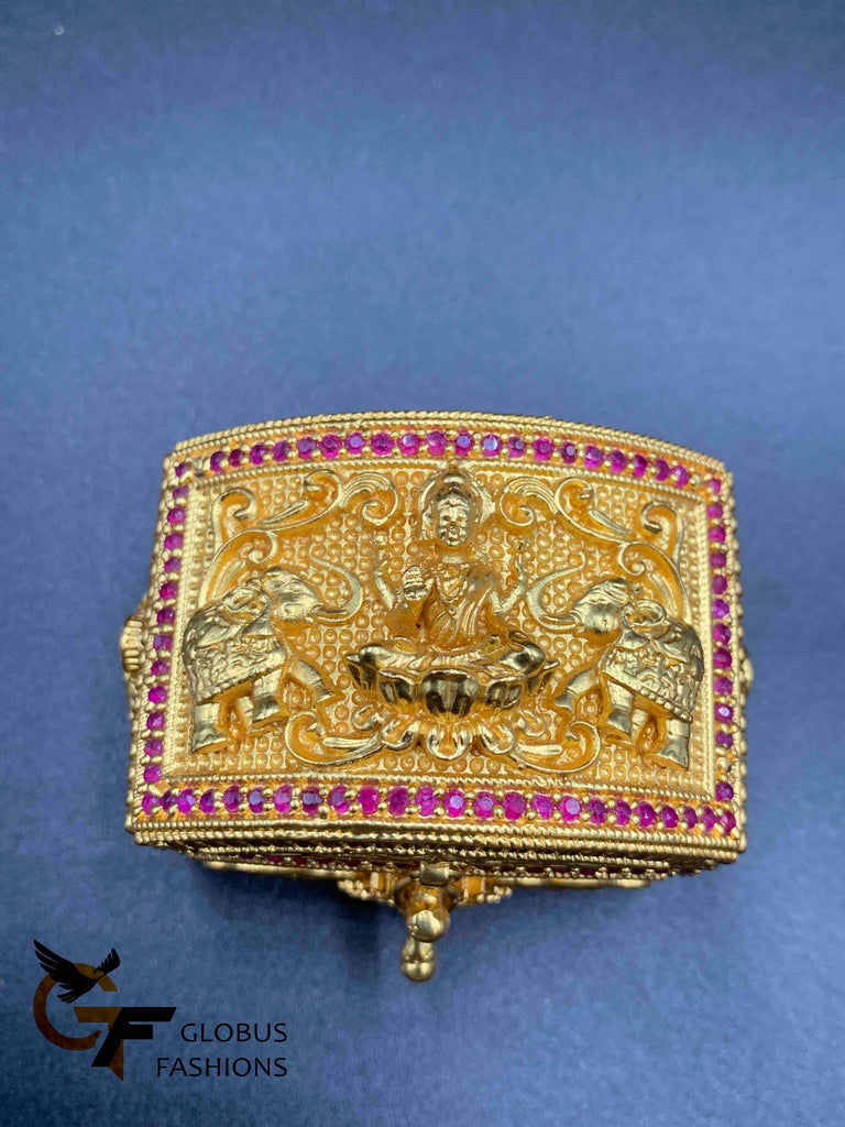 Traditional Lakshmi design kumkum box