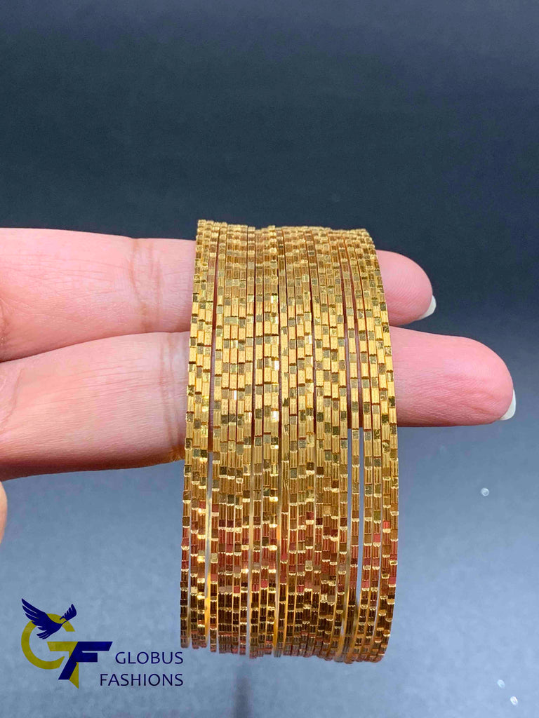 Gold shine set of 24 bangles