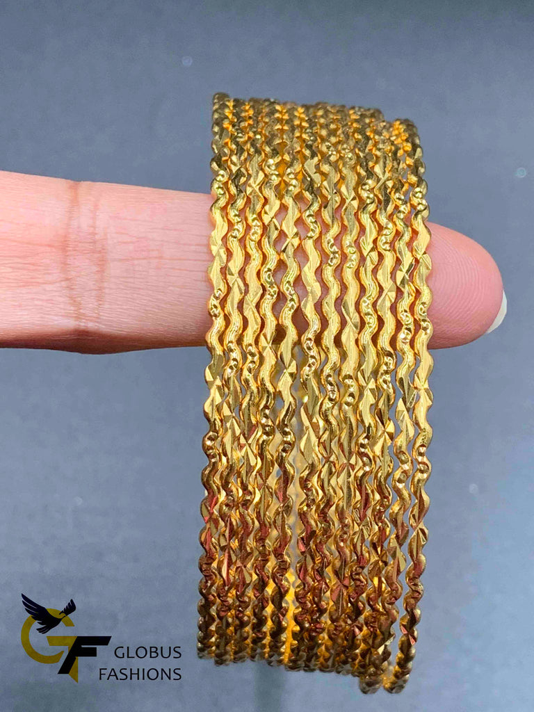 Thin Hammered Gold Cuff Bracelet – Lotus Stone Design