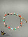 Multicolor evil eye single anklet/bracelet