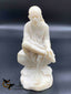 Pure white Shiridi Saibaba poly marble statue