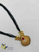 Beautiful multicolor stones pendant with black beads chain