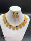 CZ Stones and Multicolor Stones Necklace Set