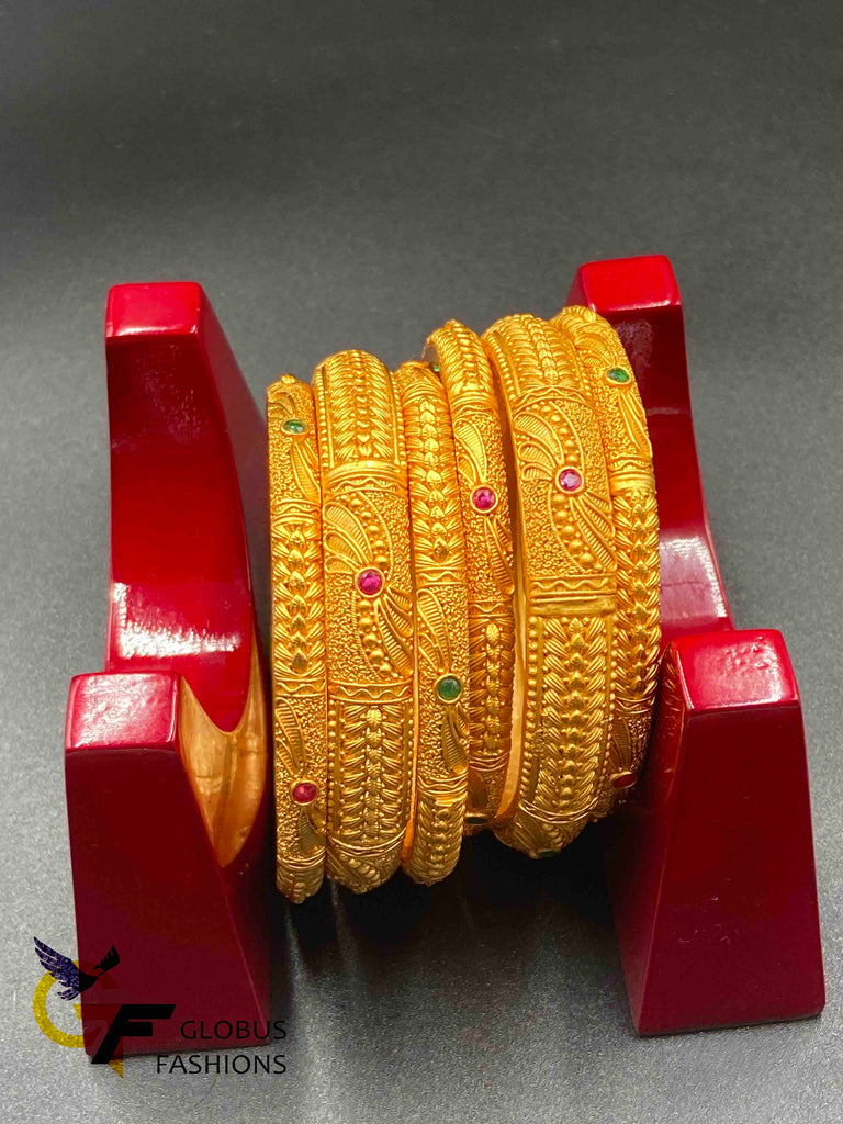 Antique finish bangles