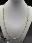 Plain simple design gold chain