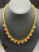 Multicolor beads with pearls netted crystal chain