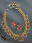 Multicolor stones with pearls gutta pusalu long necklace set