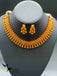 Traditional and antique look multicolor stones necklace set