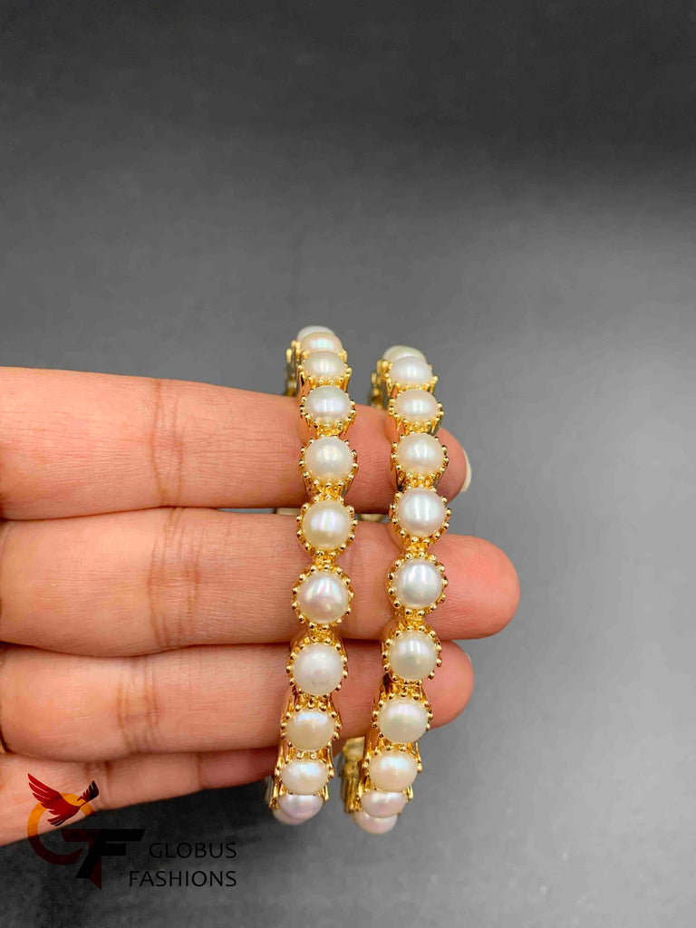 Natural real Pearls Bangles