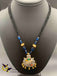 Black Diamond beads chain with navarathna Stones pendant