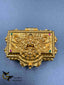 Full gold lakshmi print treasure box shape kumkum box