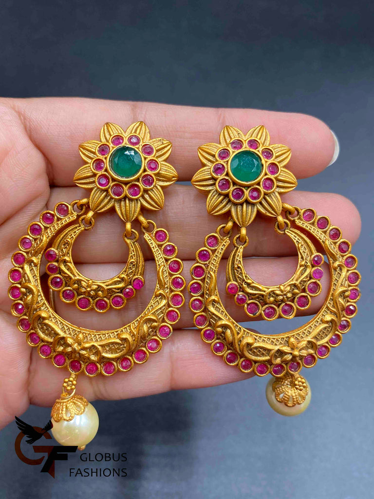 Coral stud earrings | Rebekajewelry
