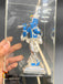 Blue enamel paint with silver coated lord kisha idol with securely covered fiberglass
