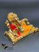 Unique style gold with enamel Paint lord Ganesh idol