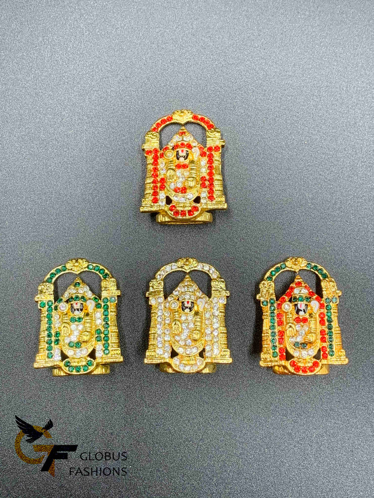 Different color stones Balaji car idols