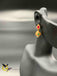Small multicolor stones jumka earrings