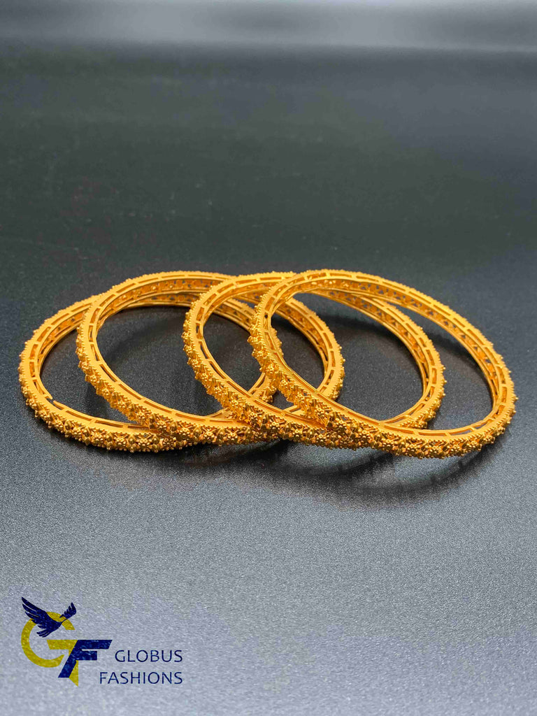 Traditional and antique look set of four bangles