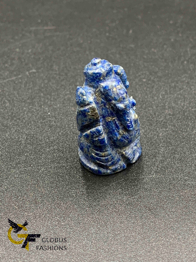 Lapis lazuli Crystal lord Ganesha small idol