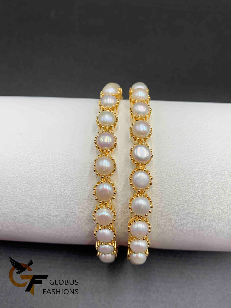 Natural real Pearls Bangles