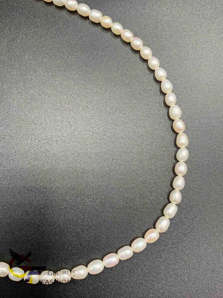 Single line real Pearls chain
