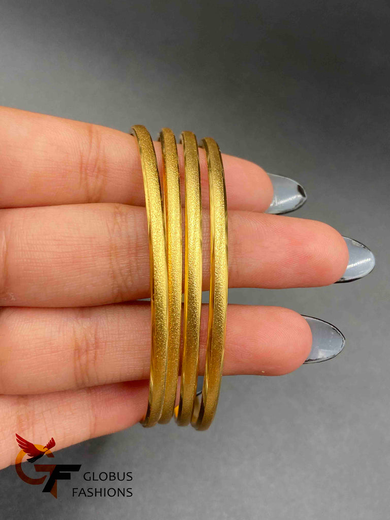 Araaya 22K Gold Bangles Set Of 2 - R Narayan Jewellers | R Narayan Jewellers