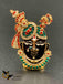 Different enamel colors with cz stones Srinath Ji God idols