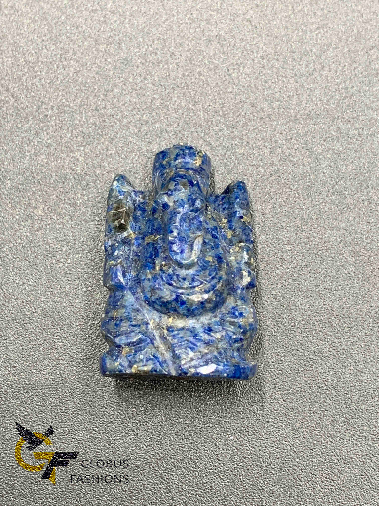 Lapis lazuli Crystal lord Ganesha small idol