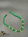 Nice silk thread braided chain with cz stones small pendants